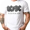 Acdc Back In Black T-Shirt - Hvid^Urban Classics Cheap