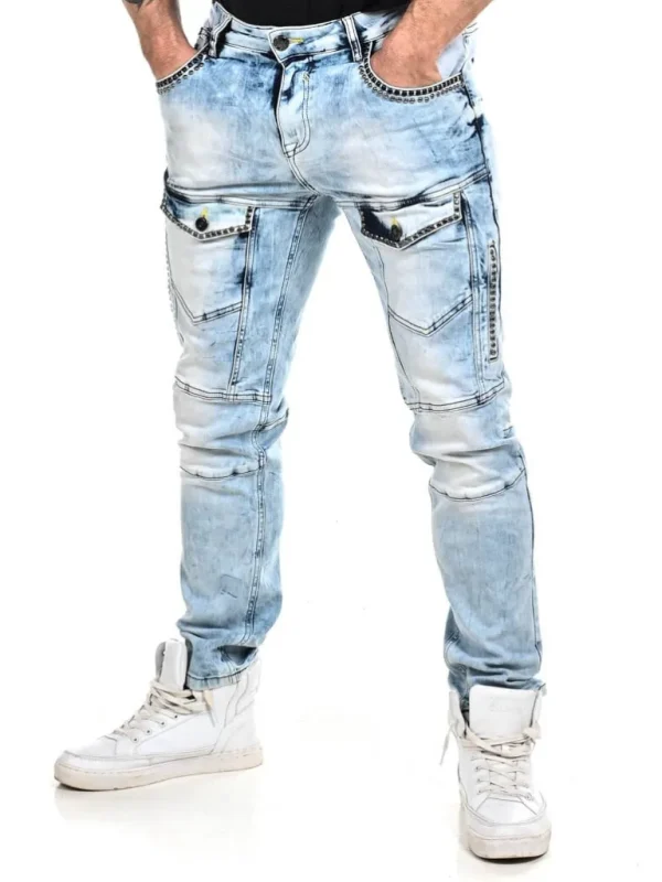 Aldous Jeans - Lyseblå^Cipo & Baxx Outlet