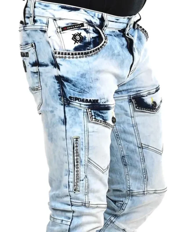 Aldous Jeans - Lyseblå^Cipo & Baxx Outlet