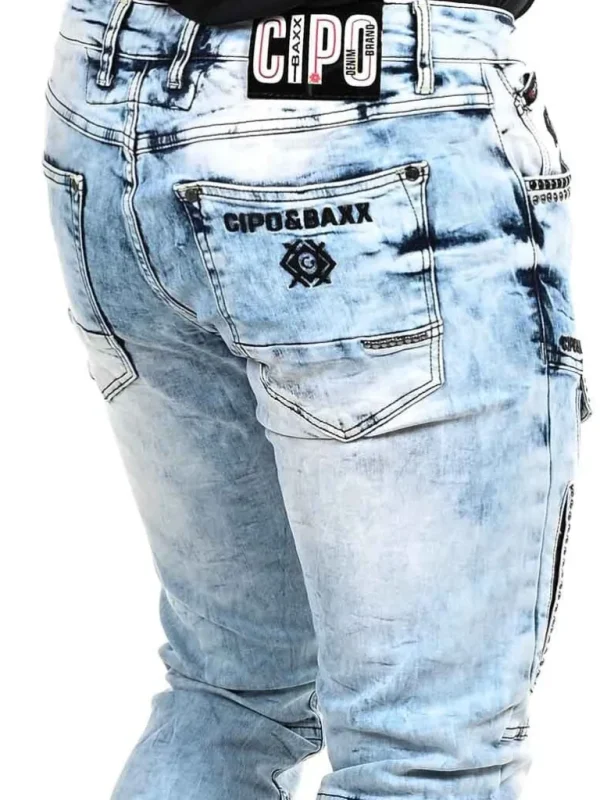 Aldous Jeans - Lyseblå^Cipo & Baxx Outlet
