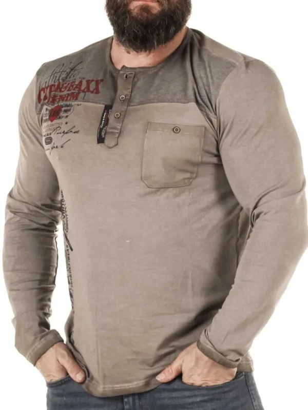 Arlon Longsleeve - Morkegra^Cipo & Baxx Sale