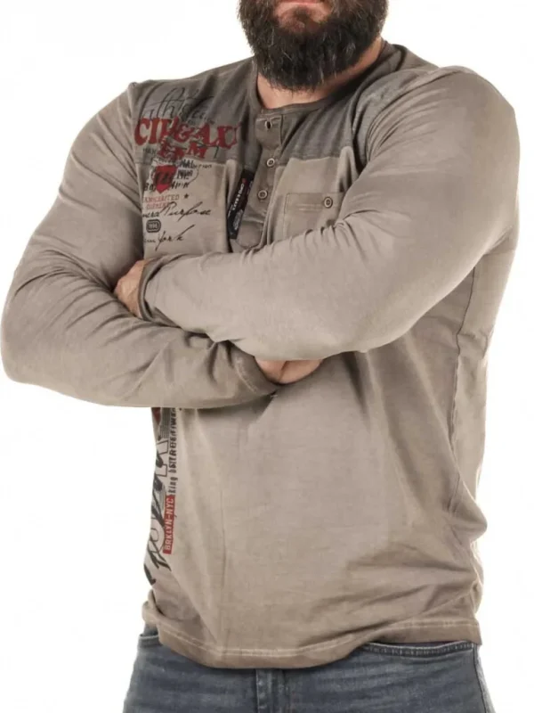 Arlon Longsleeve - Morkegra^Cipo & Baxx Sale