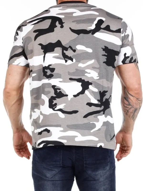 Army T-Shirt - Sort/Hvid/Gra^Brandit Outlet