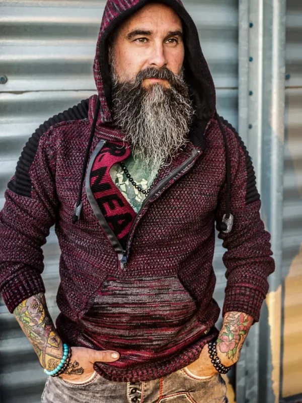 Artemis Hoodie - Vinrod/Sort^Rusty Neal Flash Sale