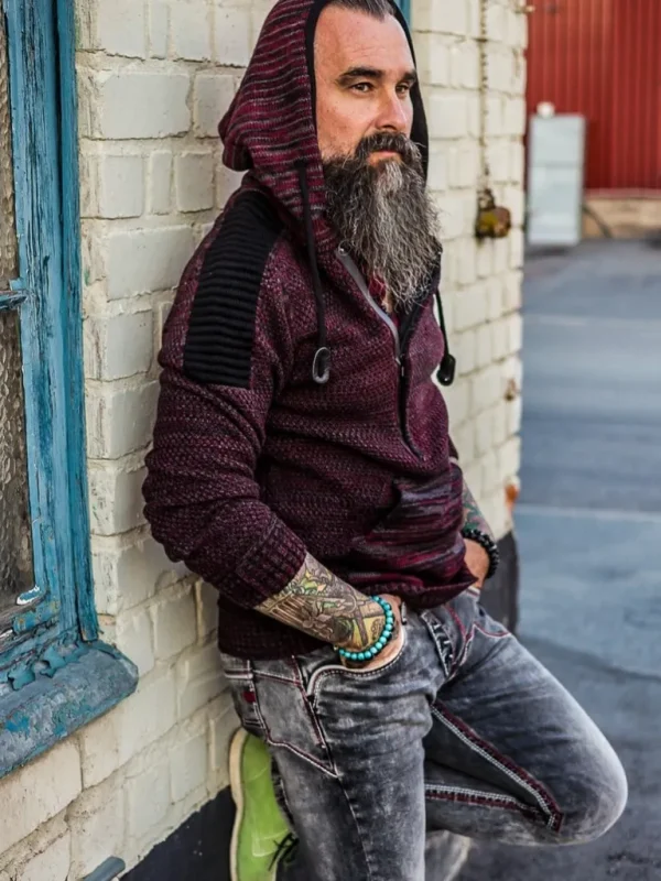 Artemis Hoodie - Vinrod/Sort^Rusty Neal Clearance