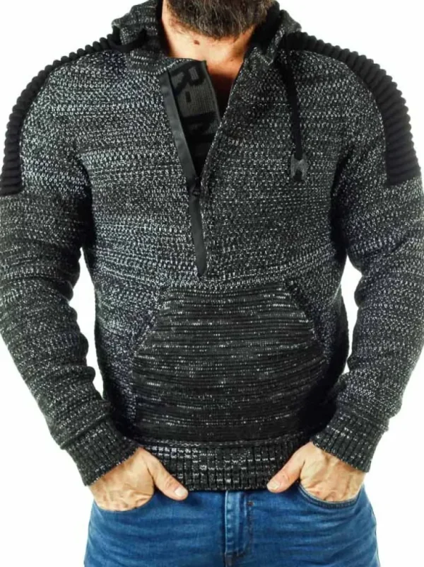 Artemis Hoodie - Sort/Petrol^Rusty Neal Sale