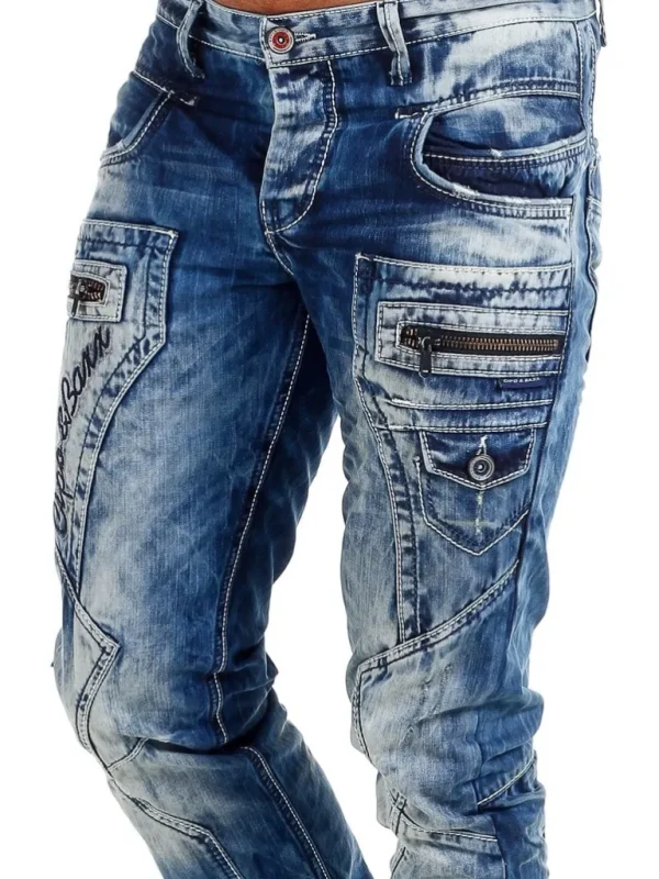 Asphalt Law Jeans - Morkebla^Cipo & Baxx Cheap