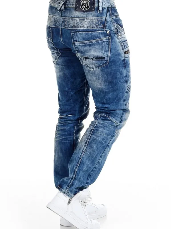 Asphalt Law Jeans - Morkebla^Cipo & Baxx Cheap