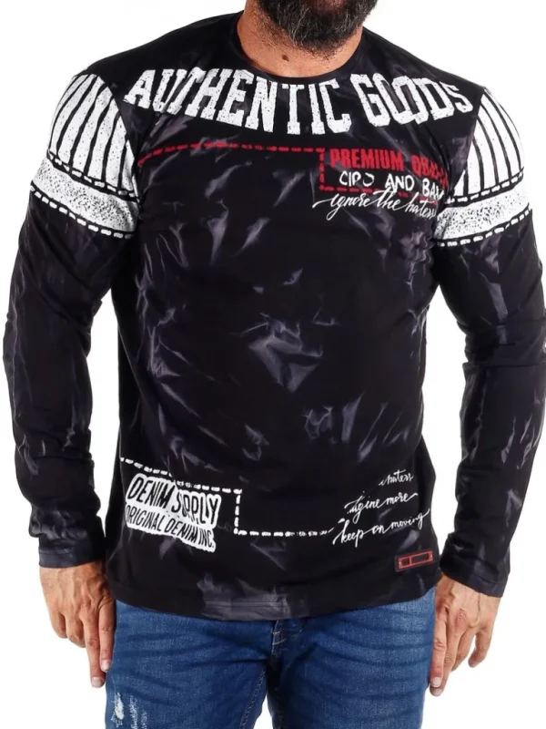 Authentic Longsleeve - Sort^Cipo & Baxx New