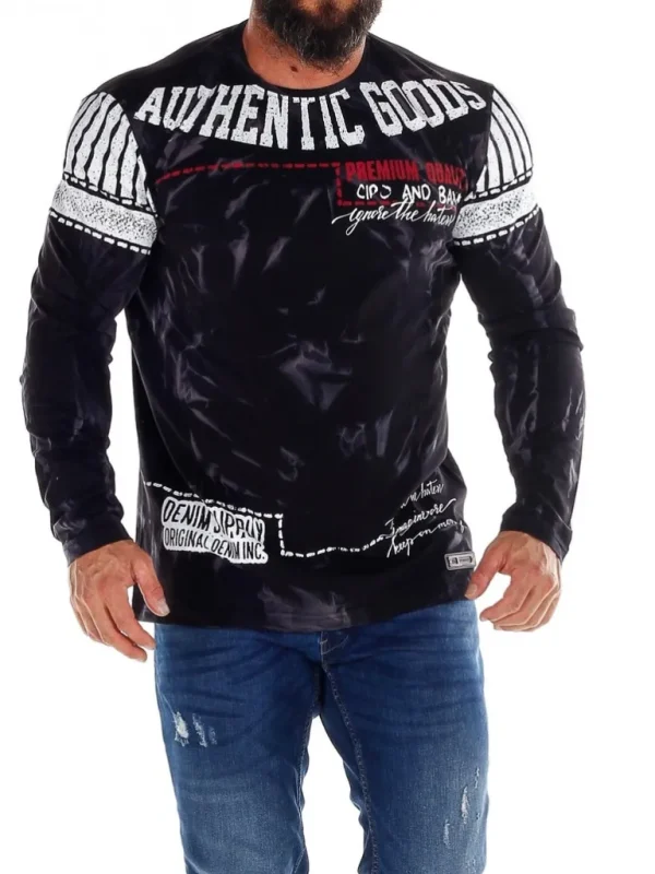 Authentic Longsleeve - Sort^Cipo & Baxx New