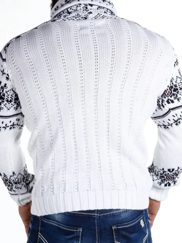 Barazzo Sweater - Hvid/Brun^Carisma Best