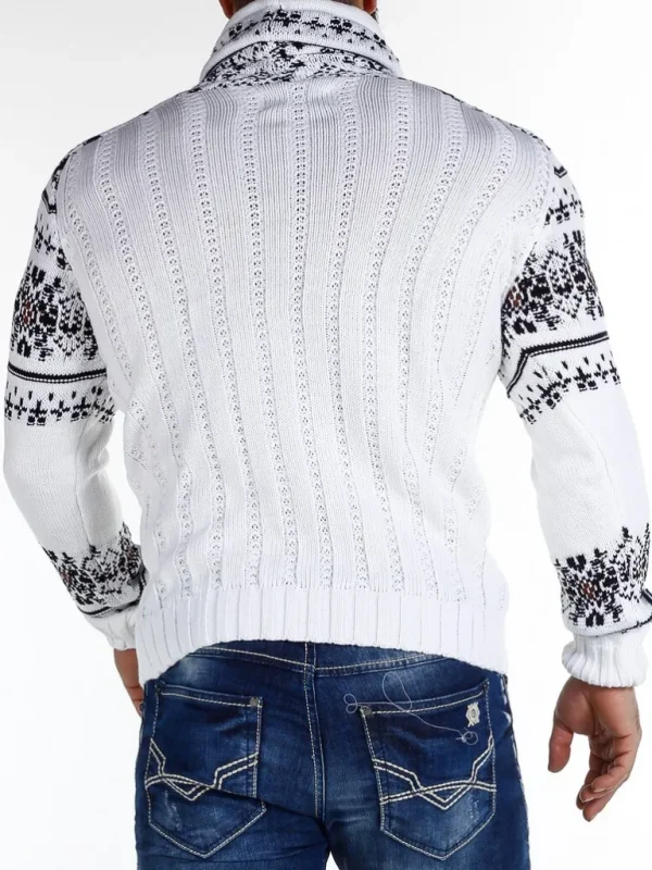 Barazzo Sweater - Hvid/Brun^Carisma Best