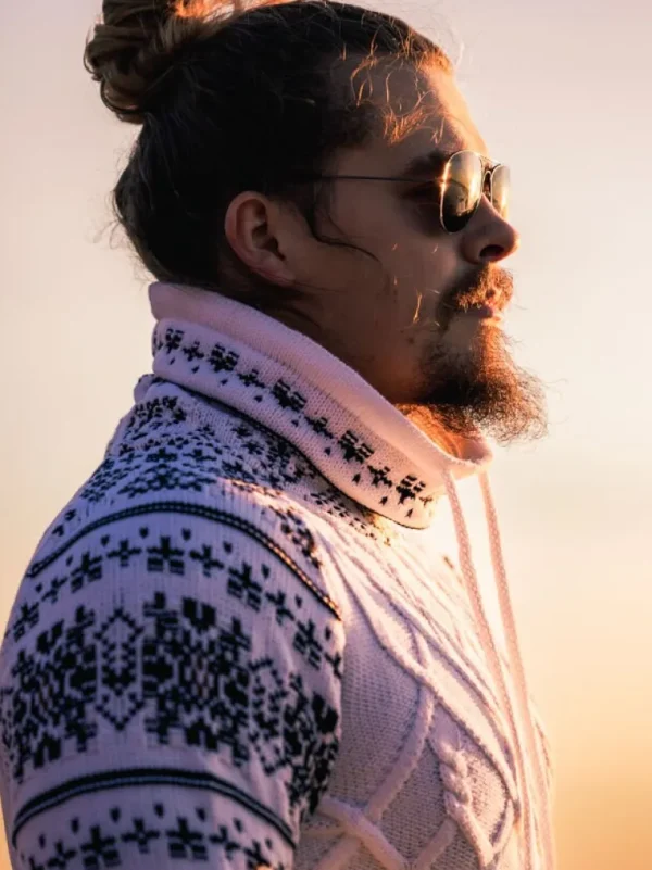 Barazzo Sweater - Hvid/Brun^Carisma Best