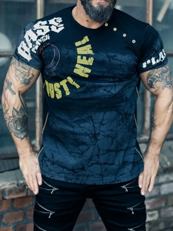 Base T-Shirt - Sort^Rusty Neal Discount