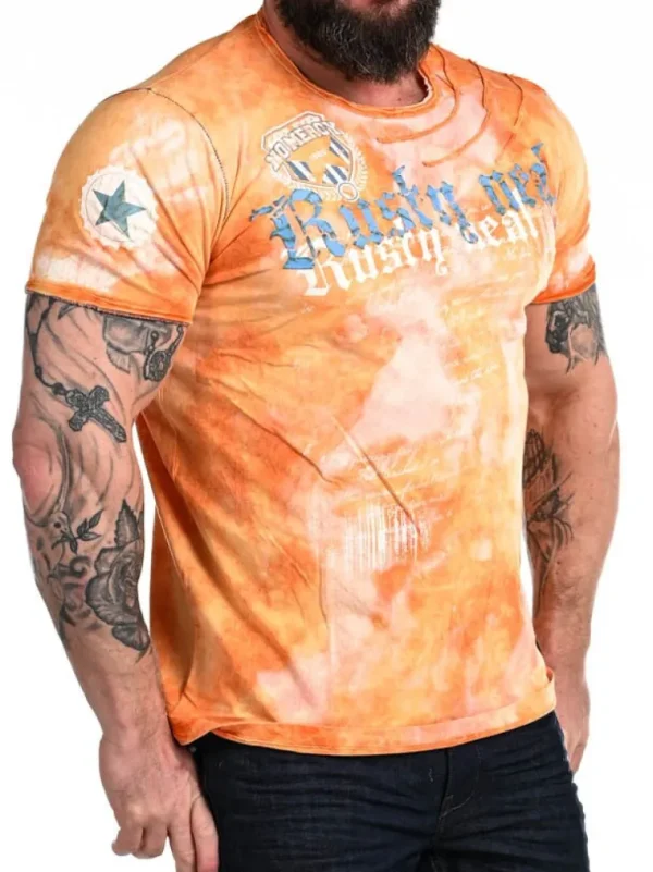 Baxtar T-Shirt - Orange^Rusty Neal Hot