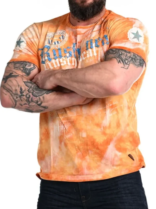Baxtar T-Shirt - Orange^Rusty Neal Hot