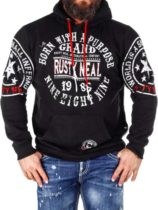 Beteli Hoodie - Sort^Rusty Neal Cheap