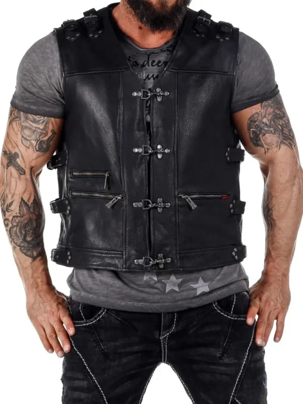 Biker D12 Skindvest - Sort^Dirty 12 Online