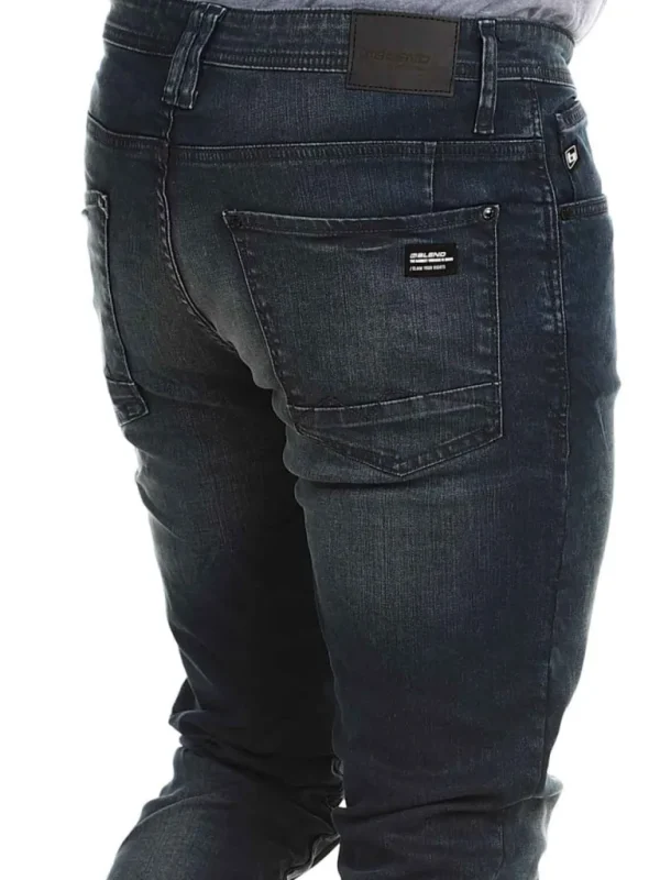 Raw Coated Jeans - Mellanbla^Blend Clearance