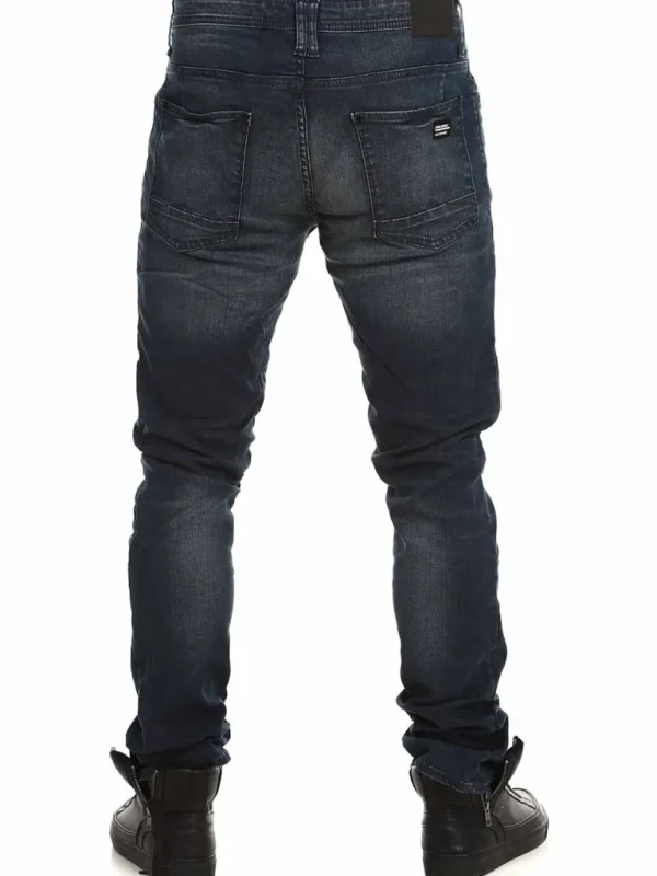 Raw Coated Jeans - Mellanbla^Blend Clearance