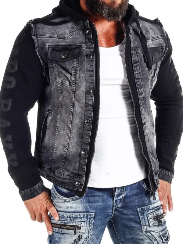 Boyd Jeansjakke - Sort^Cipo & Baxx Outlet