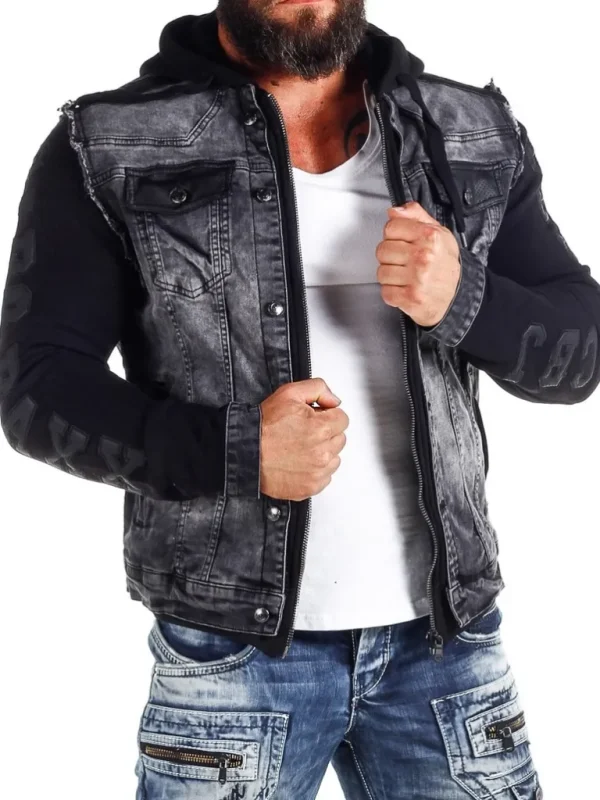 Boyd Jeansjakke - Sort^Cipo & Baxx Outlet