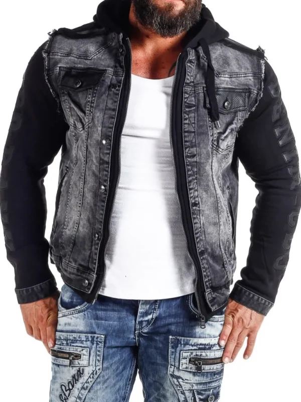 Boyd Jeansjakke - Sort^Cipo & Baxx Outlet