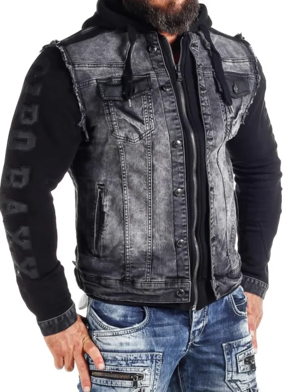 Boyd Jeansjakke - Sort^Cipo & Baxx Sale