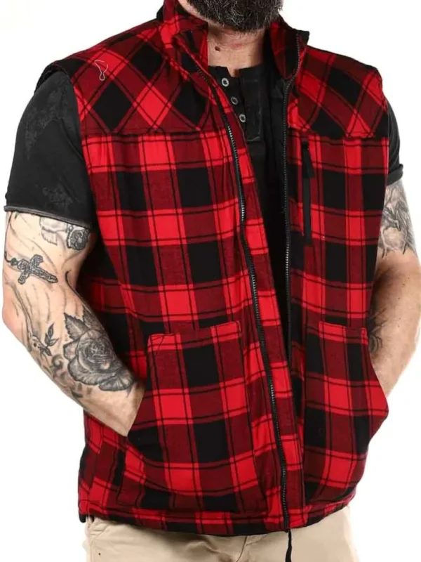 Lumber Vest - Rod/Sort^Brandit Clearance