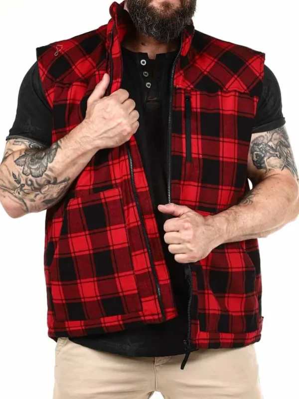 Lumber Vest - Rod/Sort^Brandit Clearance