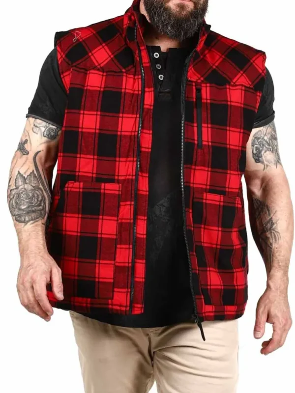 Lumber Vest - Rod/Sort^Brandit Clearance