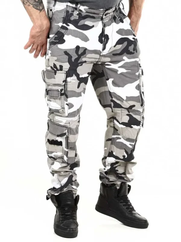 Pure Slim Fit Bukser - Hvid/Camo^Brandit Shop
