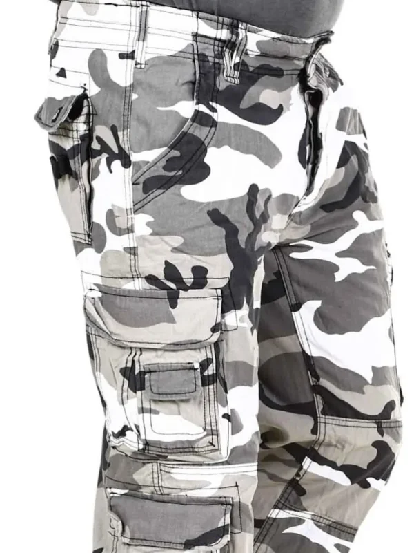 Pure Slim Fit Bukser - Hvid/Camo^Brandit Best Sale