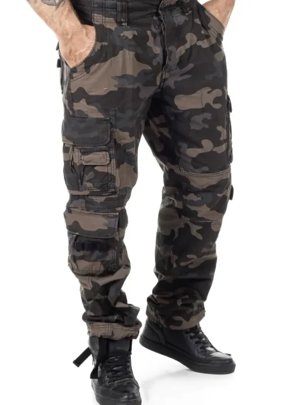 Pure Slim Fit Bukser - Dark Camo^Brandit Store