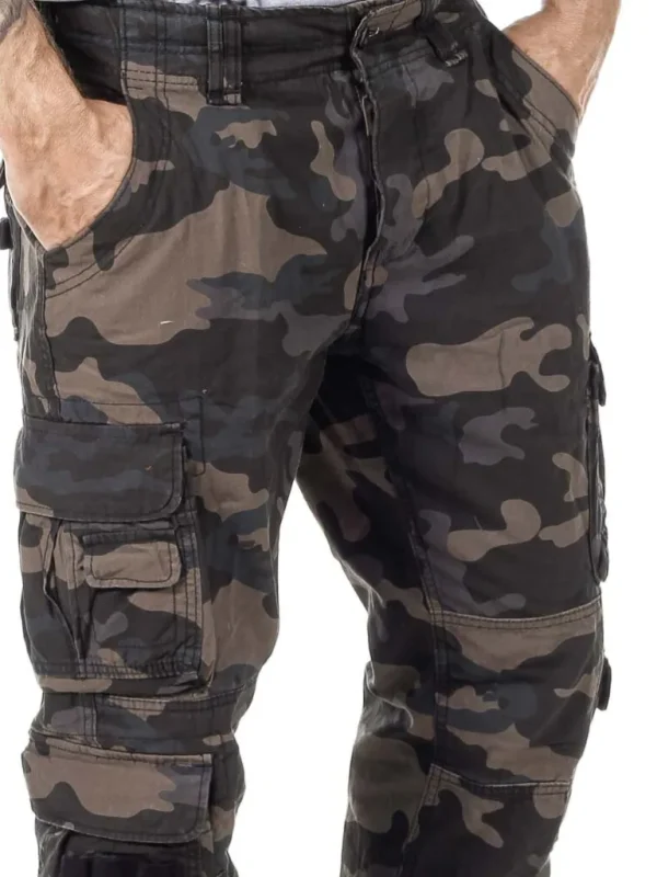 Pure Slim Fit Bukser - Dark Camo^Brandit Sale