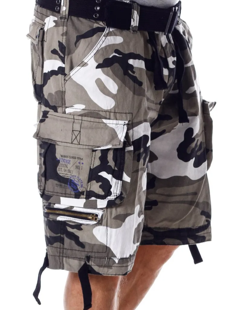 Savage Vintage Shorts - Hvid/Camo^Brandit Outlet