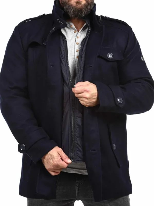 Brandon Vinterfrakke - Morkebla^Indicode Hot