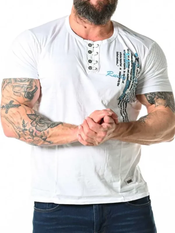 Ceylon T-Shirt - Hvid^Rusty Neal Cheap