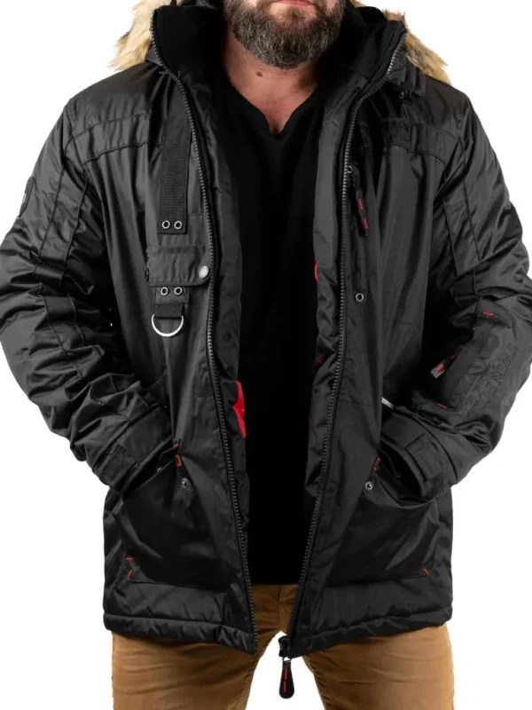 Chirac Geo Norway Vinterjakke - Sort^Geographical Norway Best