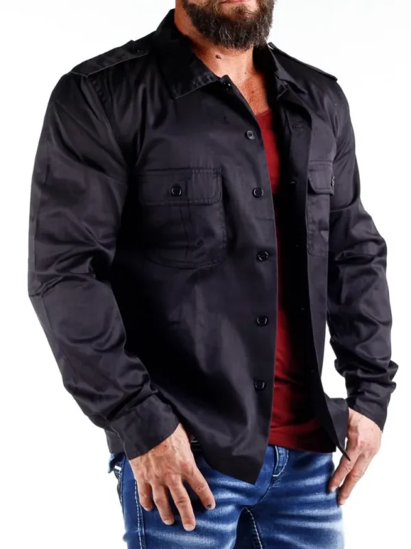 Docks Skjorte - Sort^Brandit Cheap