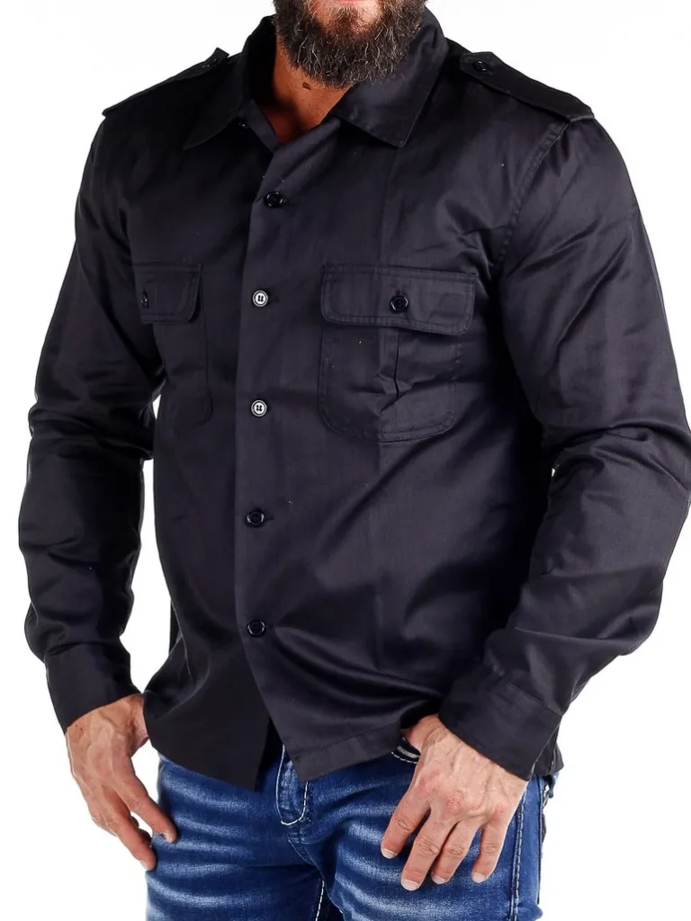 docks_skjorte__sort_5.webp Docks Skjorte - Sort^Brandit Cheap