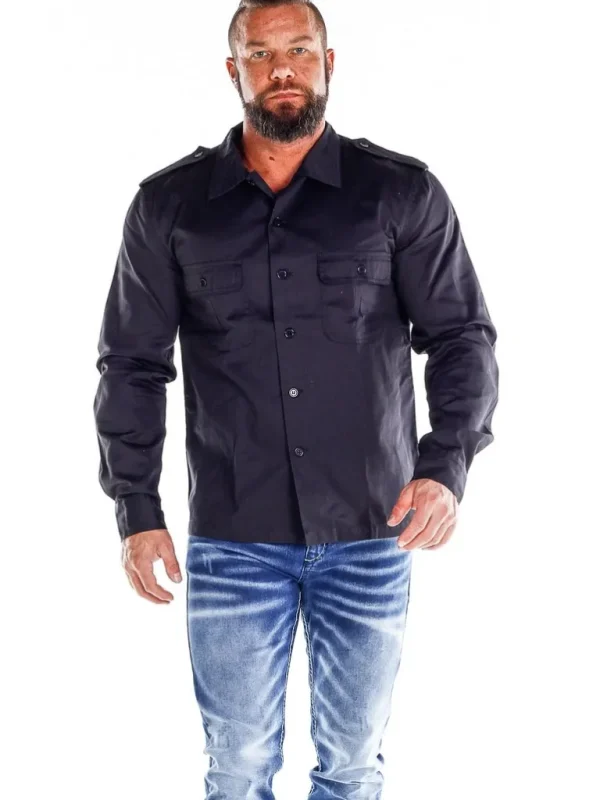 Docks Skjorte - Sort^Brandit Cheap