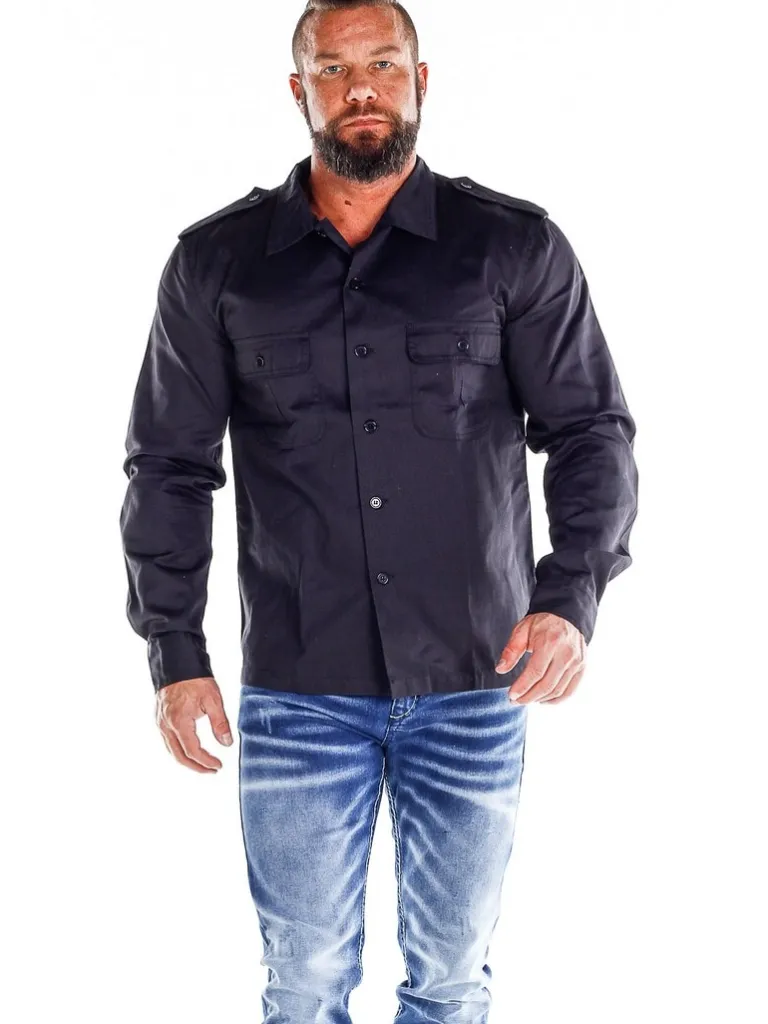 docks_skjorte__sort_7.webp Docks Skjorte - Sort^Brandit Cheap