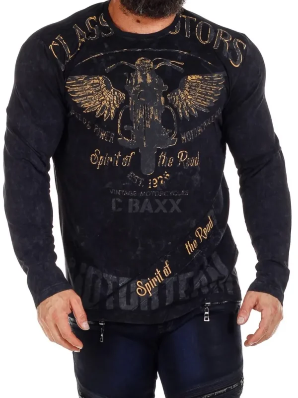 Eaglewings Longsleeve - Sort^Cipo & Baxx Discount