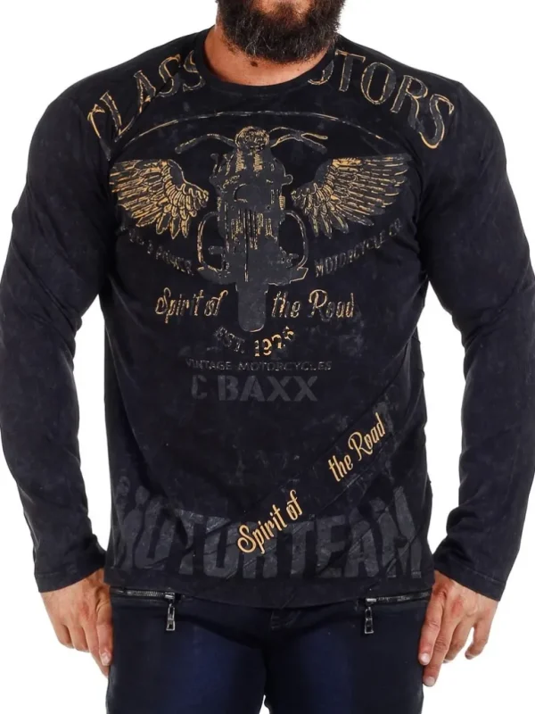 Eaglewings Longsleeve - Sort^Cipo & Baxx Discount