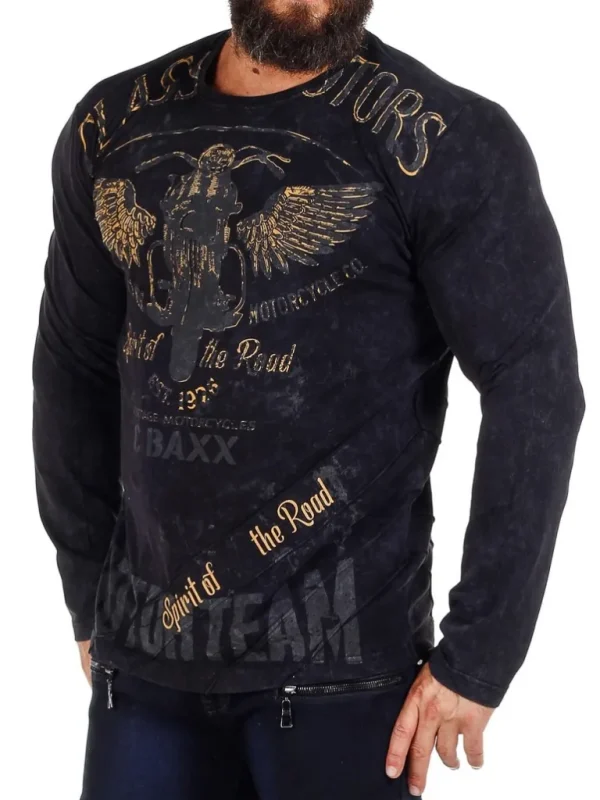 Eaglewings Longsleeve - Sort^Cipo & Baxx Discount