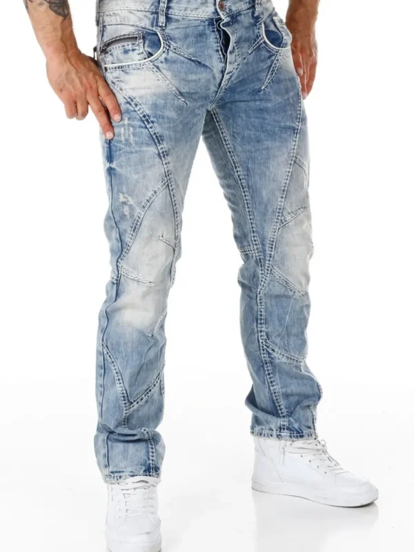 Ergon Jeans - Lyseblå^Cipo & Baxx Online