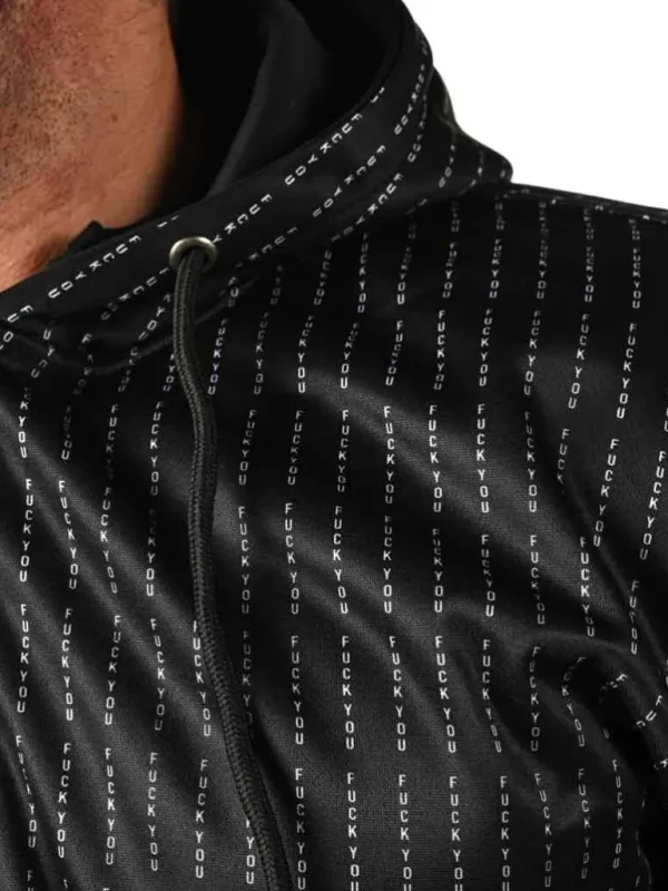 FCk You Zip Hoodie - Sort^* Fashion