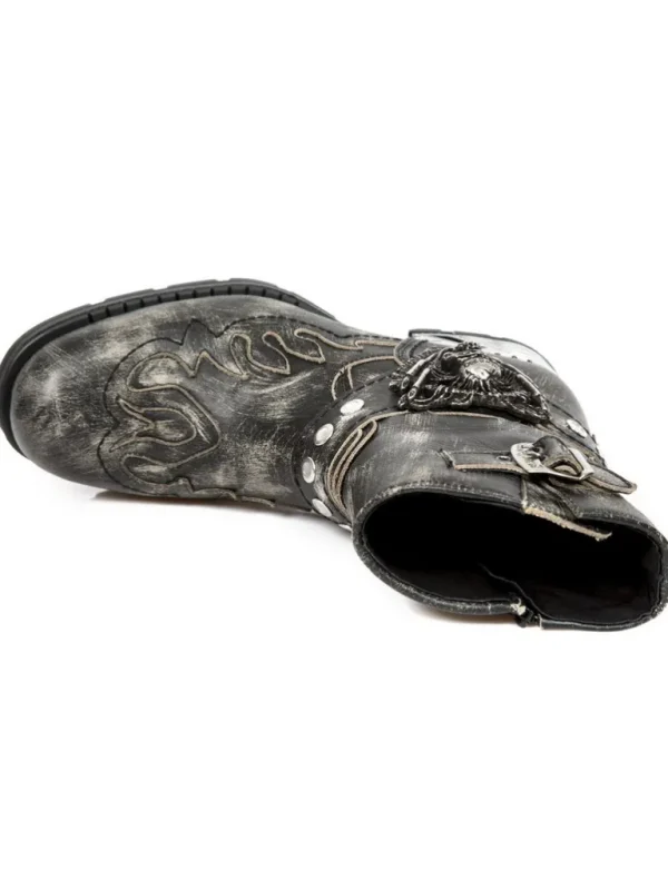 Flame Boots - Dirty Black^New Rock Online