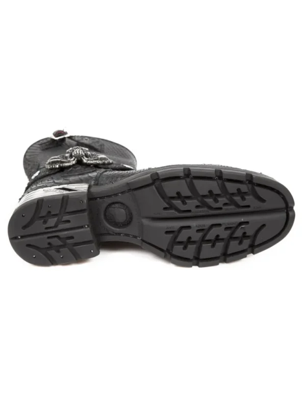 Flame New Rock Boots - Sort^New Rock Shoes Sale